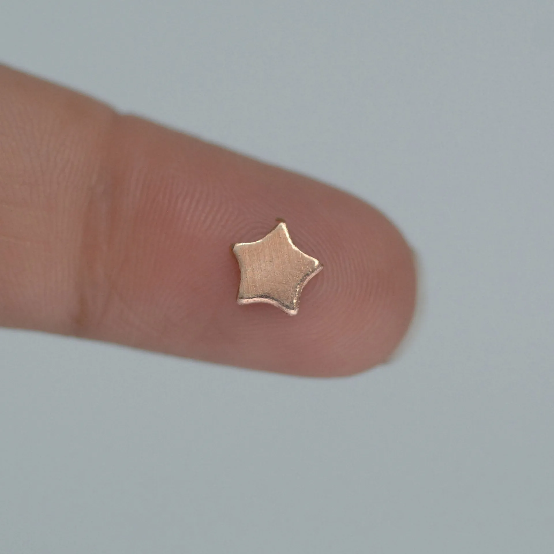 Stars Super Tiny 6mm 22g star blank Twinkle for jewelry making - 10 pieces Mini shape