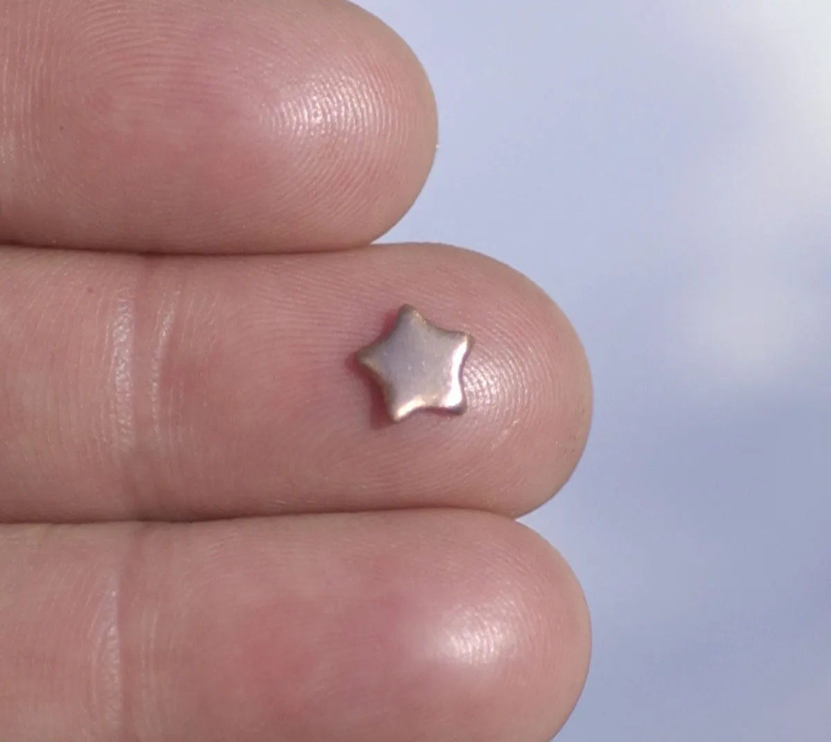 Stars Super Tiny 6mm 22g star blank Twinkle for jewelry making - 10 pieces Mini shape