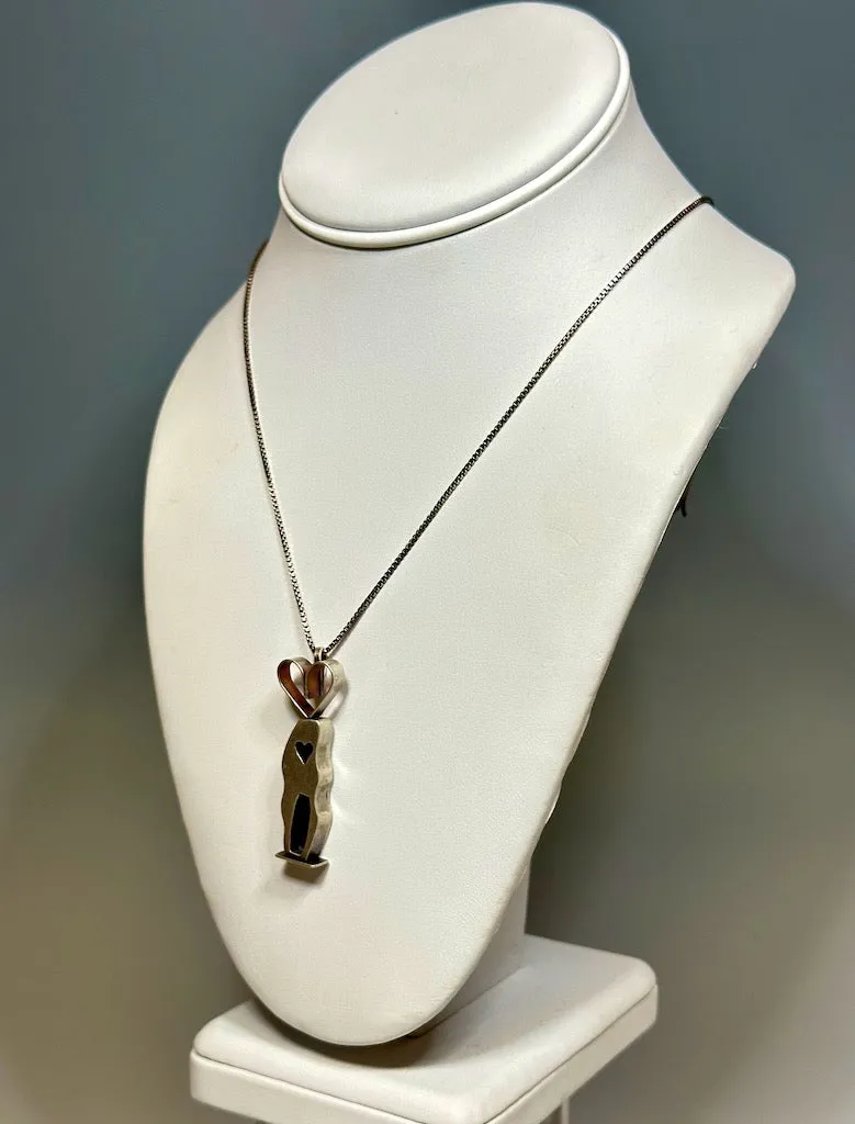 STERLING SILVER TINY HOUSE PENDANT AND SS CHAIN  MS226
