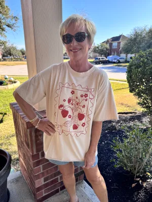 Strawberry Stamp Tee