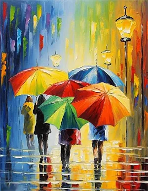 Street Paint By Numbers Kits UK MJ8586