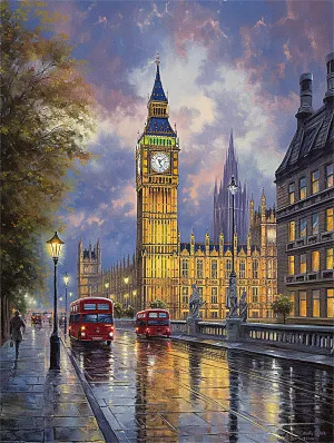 Street Paint By Numbers Kits UK MJ8593
