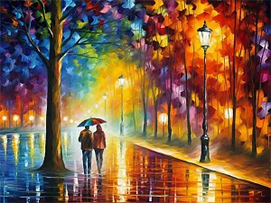 Street Paint By Numbers Kits UK MJ8602