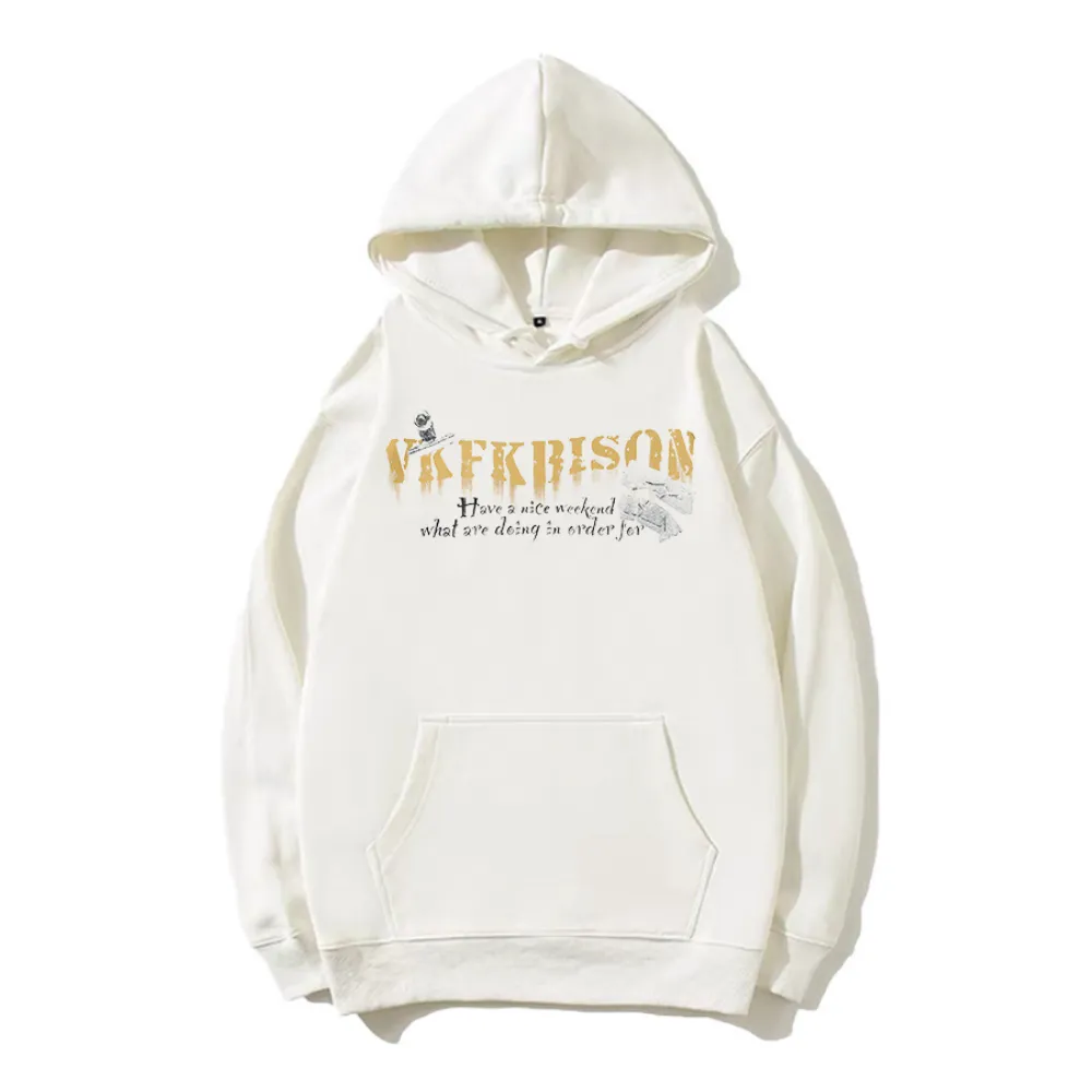 Street Smoking Boys Print  Hoodie