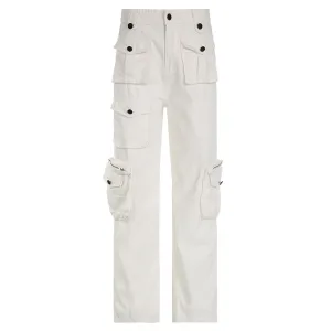 Street White Pocket Pants