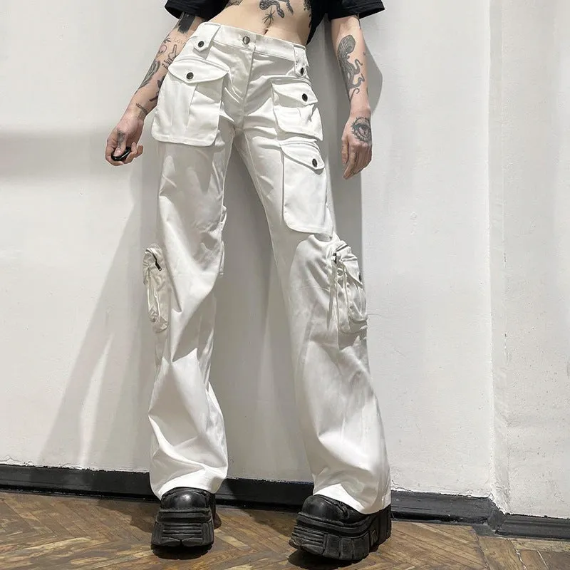 Street White Pocket Pants