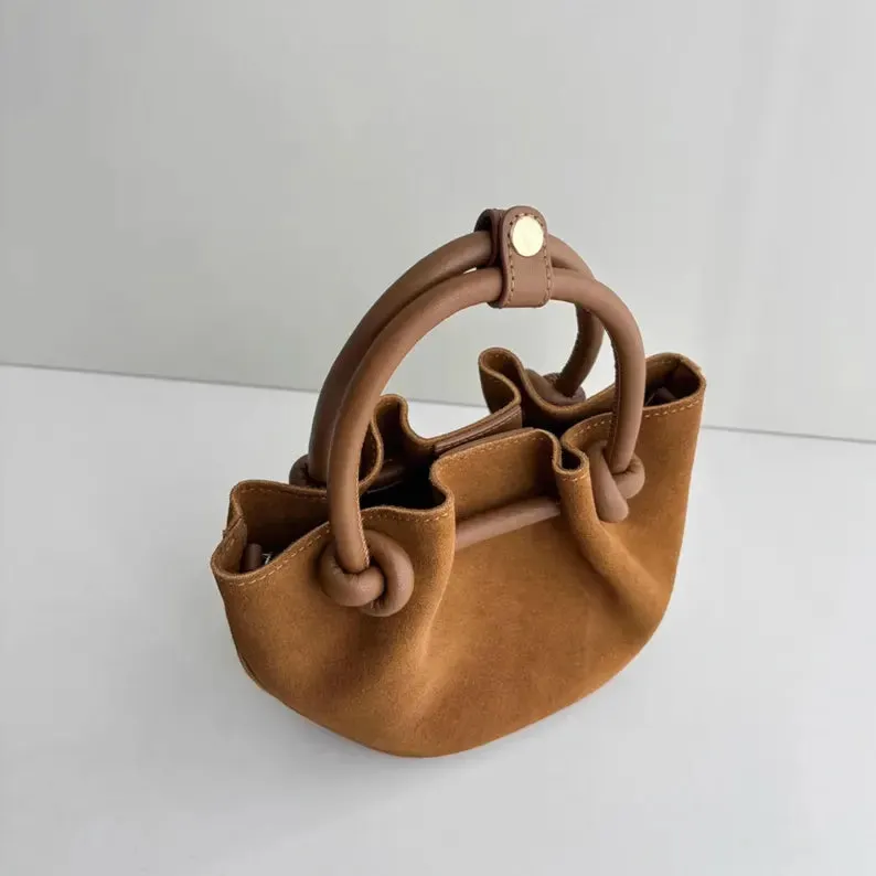 Suede Cowhide Mini Bag
