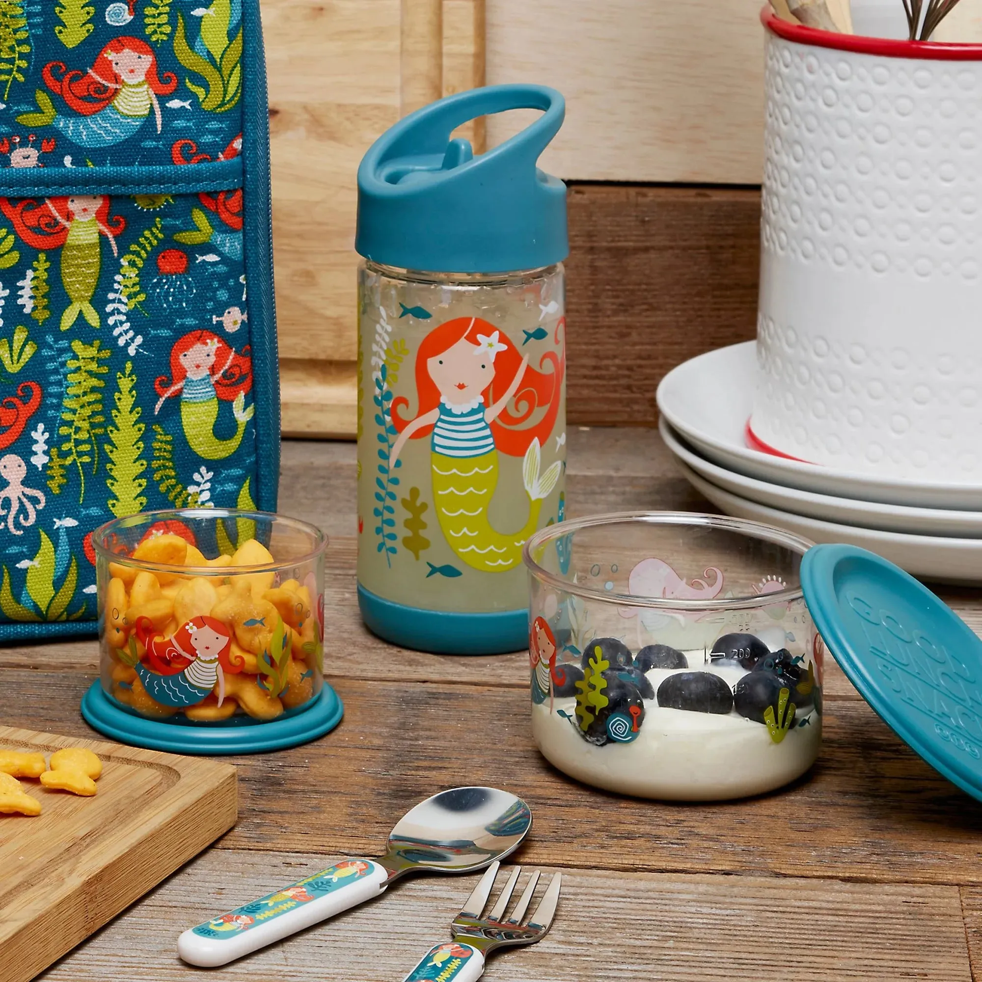 Sugarbooger - Flip & Sip Water Bottle - Isla the Mermaid