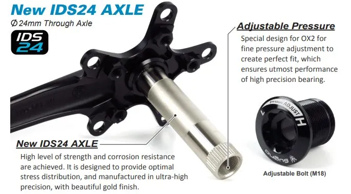 SUGINO OX2-901D Compact Plus  Crankset