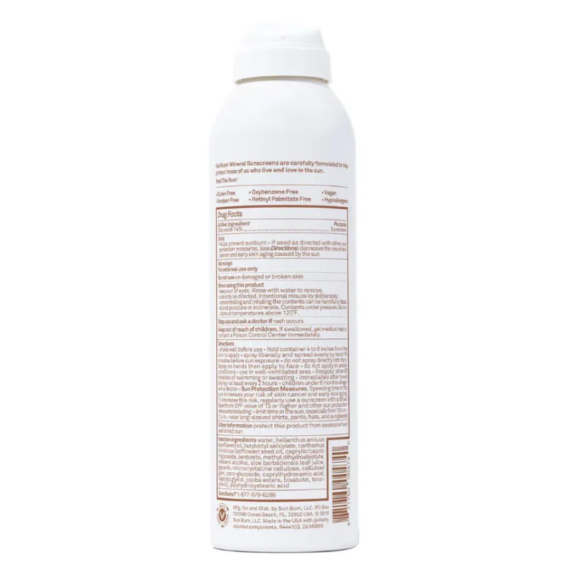 Sun Bum Mineral Continuous SPF 30 Sunscreen Spray 6 oz