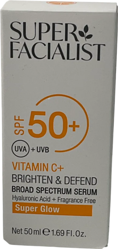 Super Facialist C  Brighten & Defend Spf50  Broad Spectrum Serum 50ml