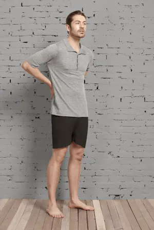 Superfine Cashmere Short-Sleeve Polo