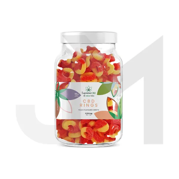 Supreme CBD 3200mg Broad Spectrum CBD Large Gummies