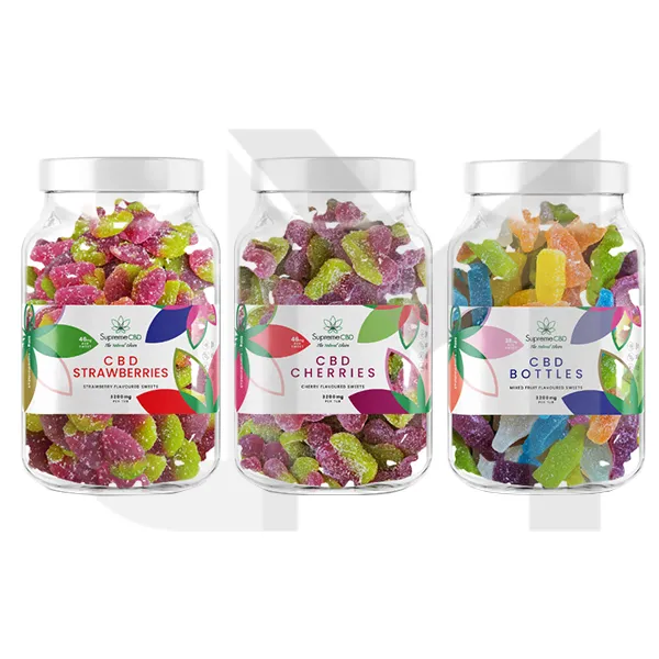Supreme CBD 3200mg Broad Spectrum CBD Large Gummies