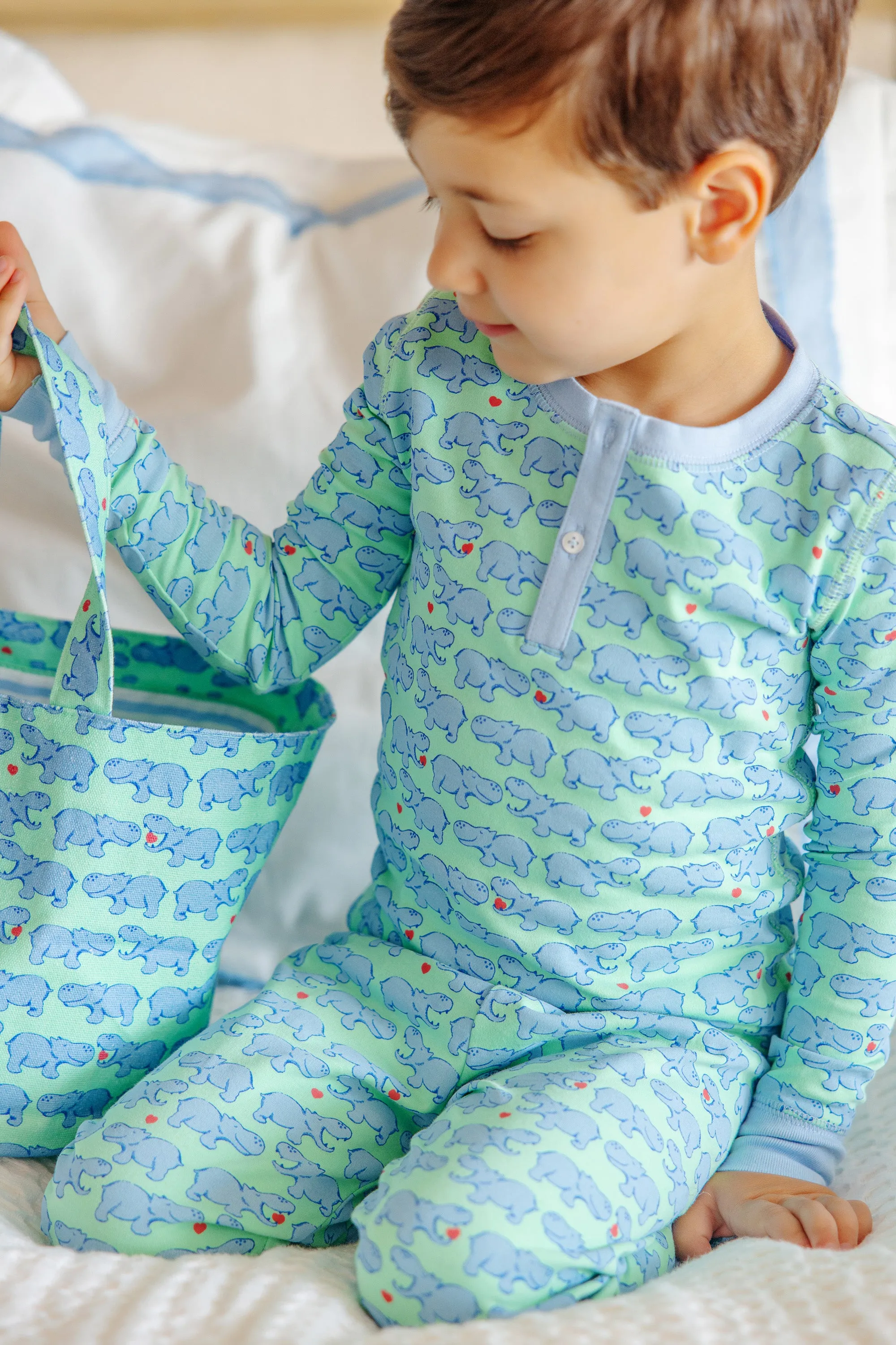 Sutton's Sweet Dream Set - Hugga Hippo with Beale Street Blue