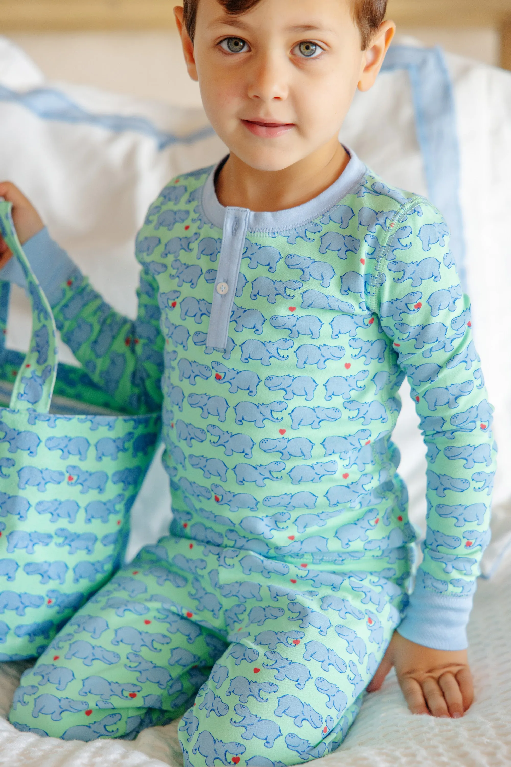 Sutton's Sweet Dream Set - Hugga Hippo with Beale Street Blue
