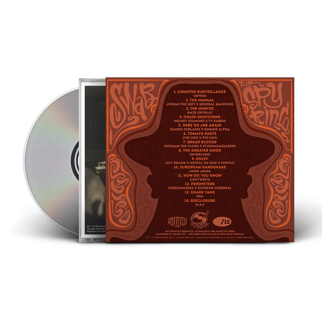 Swab - The Spy Ring (Jewel Case With O-Card) (Pecue Edition) (Instrumentals Included)