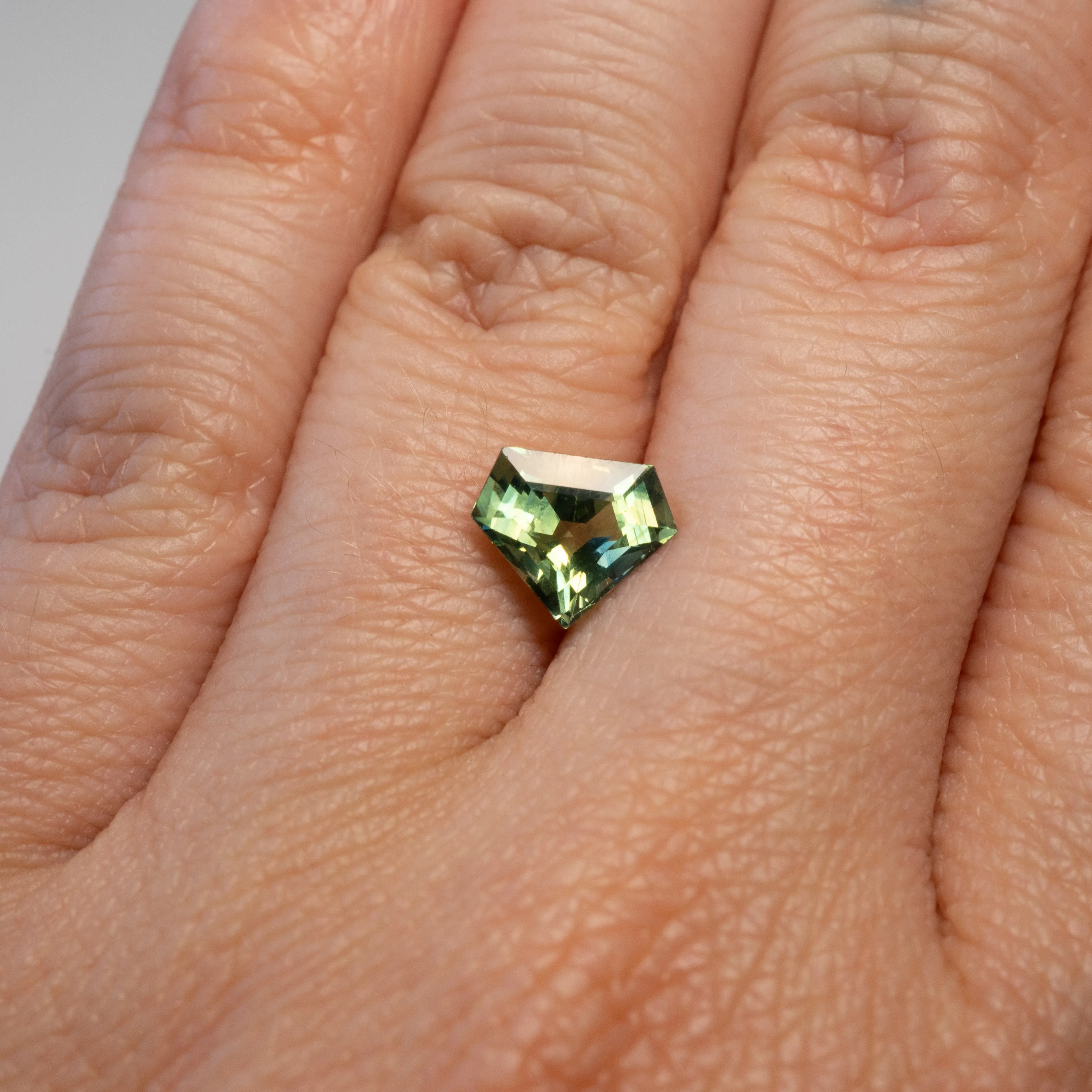 Teal Shield Cut Sapphire | 1.84ct