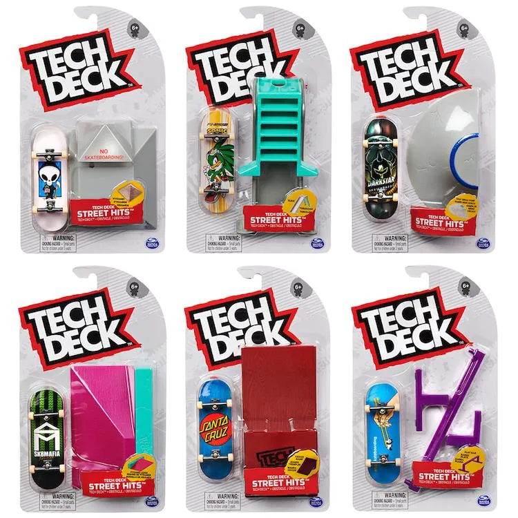 Tech Deck Street Hits Skateboard Pack - Finesse
