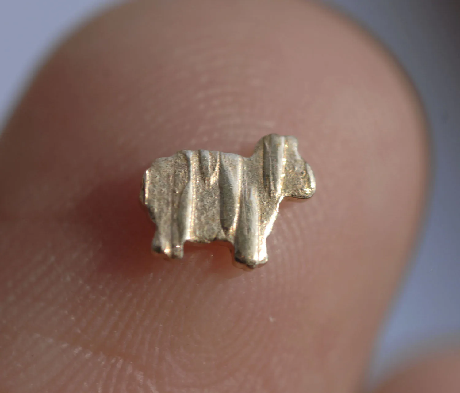 Textured Stripes - Tiny metal Sheep blanks