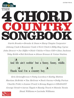 The 4-Chord Country Songbook - Strum & Sing (Guitar/Vocal)