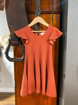 The Adaline Dress - Rust (4T)
