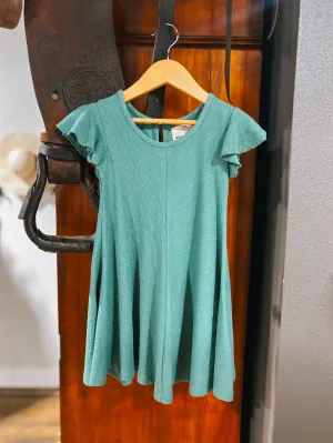 The Adaline Dress - Teal (4T)