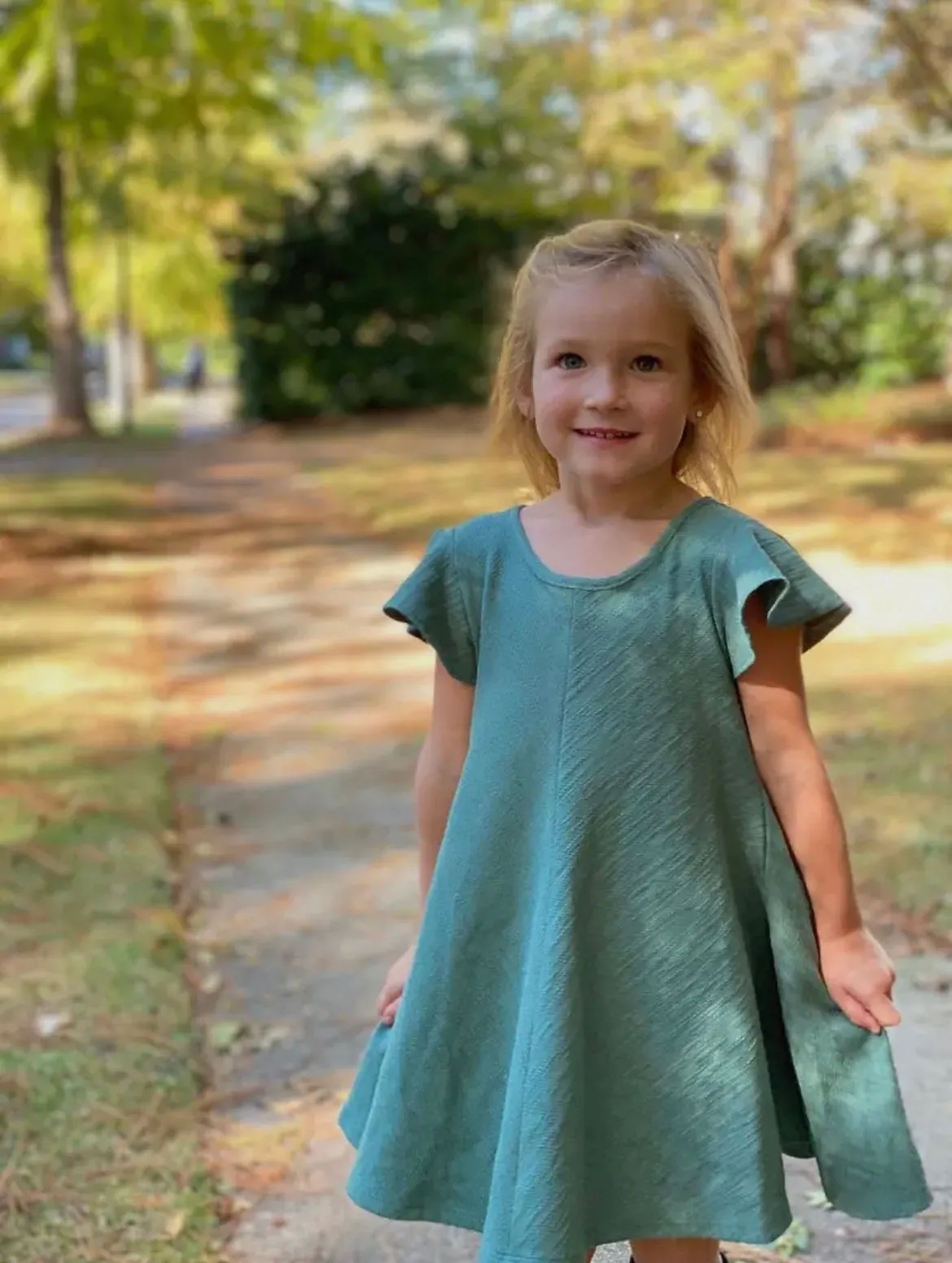 The Adaline Dress - Teal (4T)