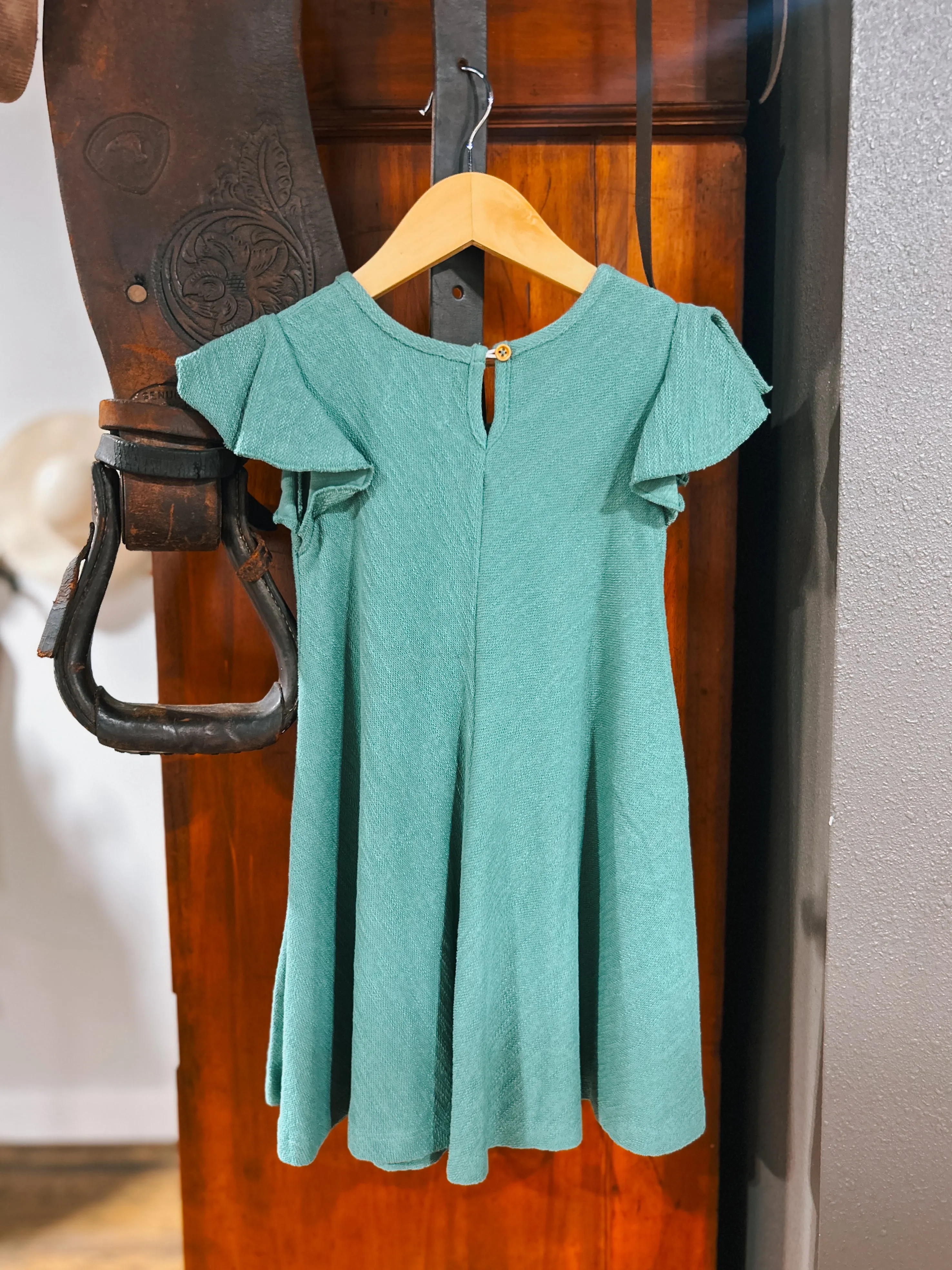 The Adaline Dress - Teal (4T)