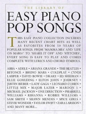 THE LIBRARY OF EASY PIANO POP SONGS