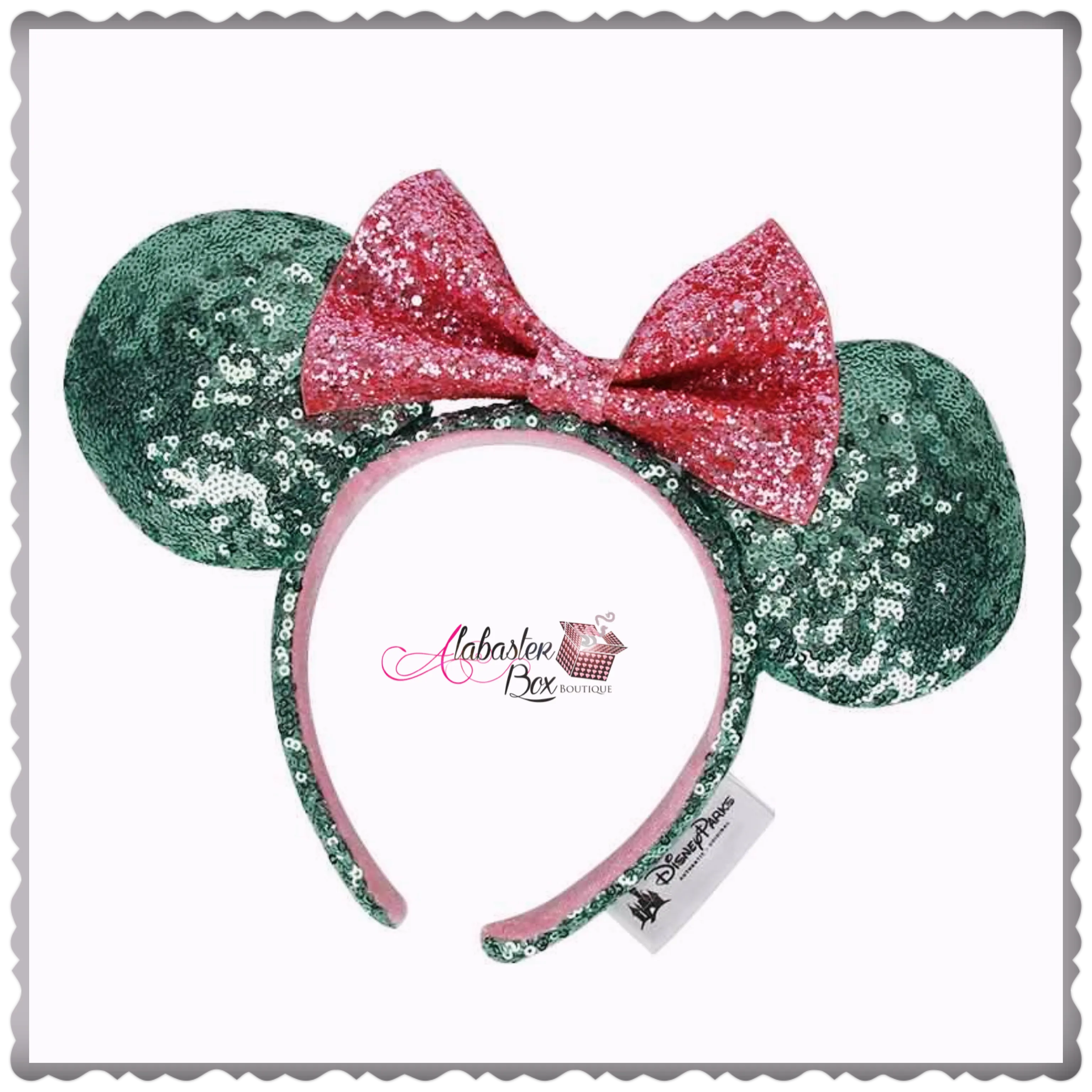 The “Pinkie Mouse 🐭💚💕” Headband