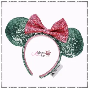 The “Pinkie Mouse 🐭💚💕” Headband