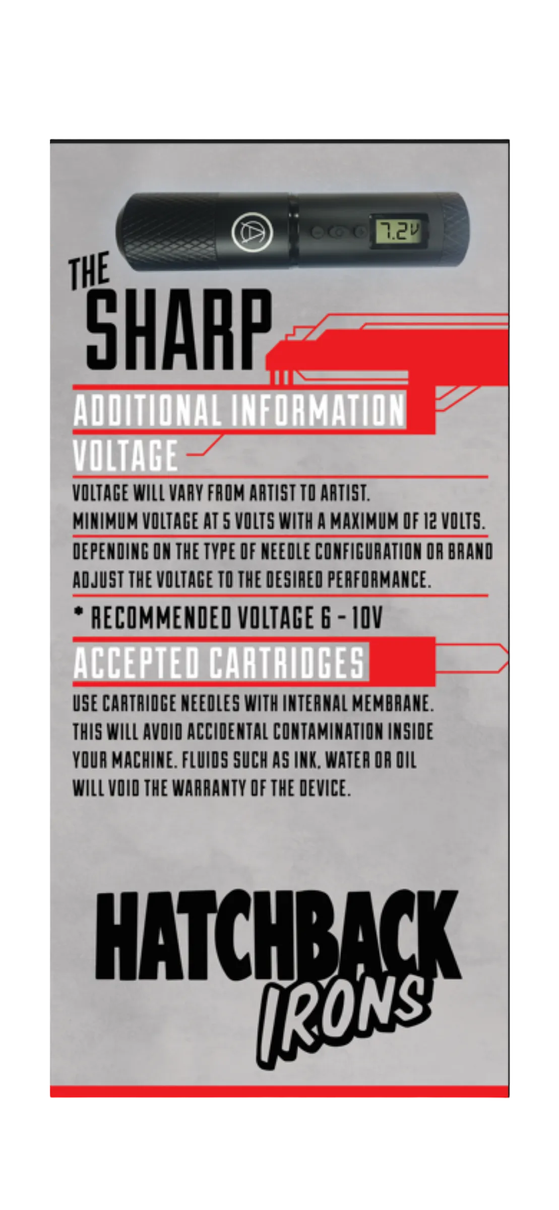 The Sharp 5.0 Stroke with 6mm extended throw.
