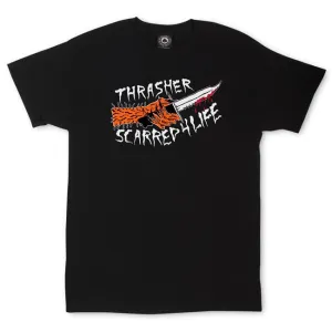 Thrasher Scarred Tee (Black)