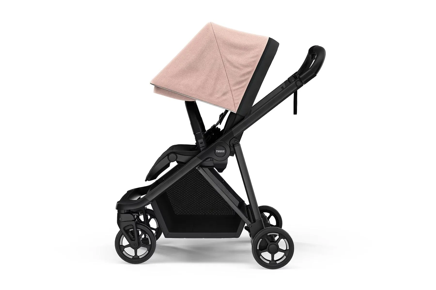 Thule Shine 4-Wheel Stroller - Black / Misty Rose