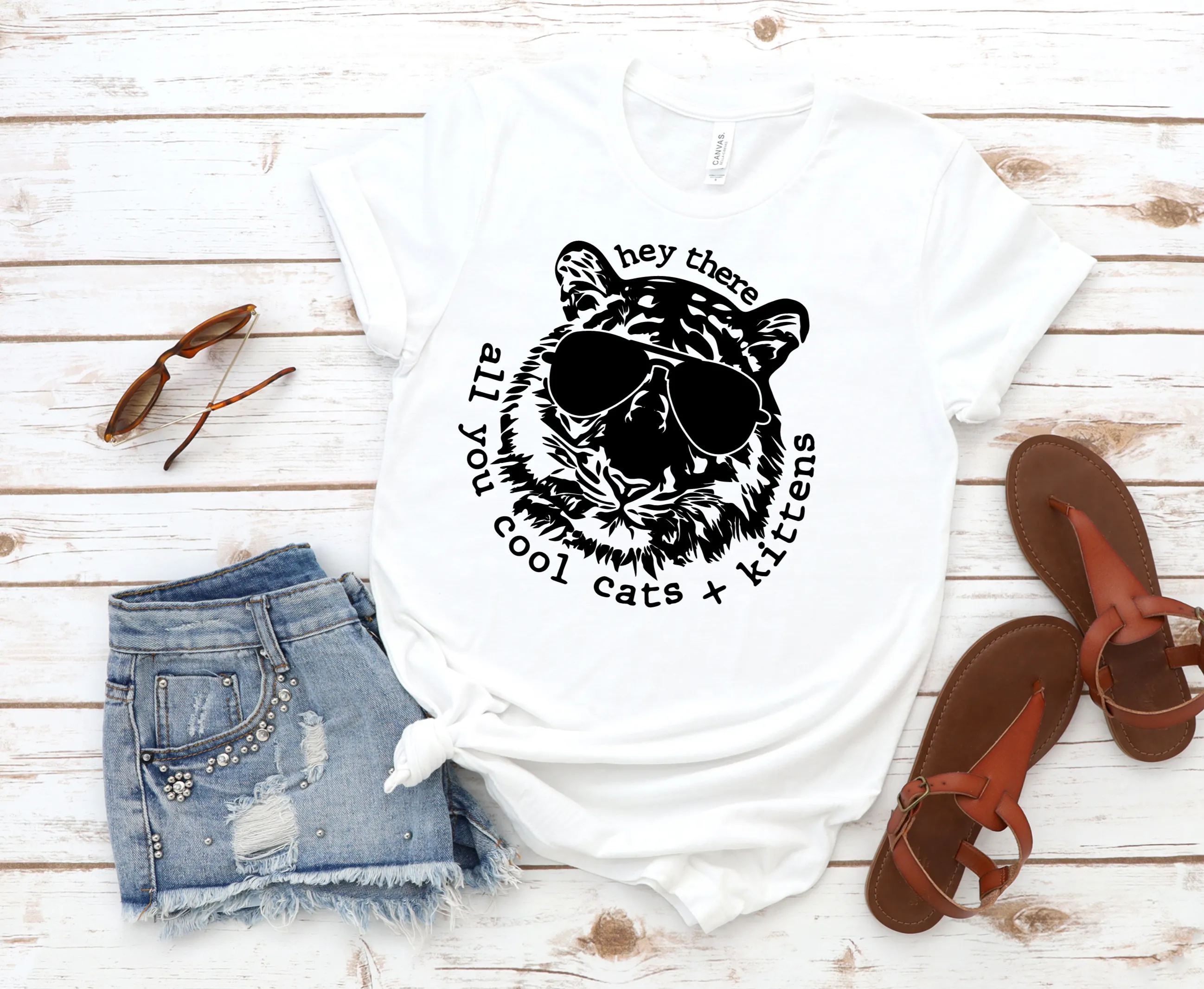 Tiger Emperor Bella Canvas Premium Graphic Tee Curvy