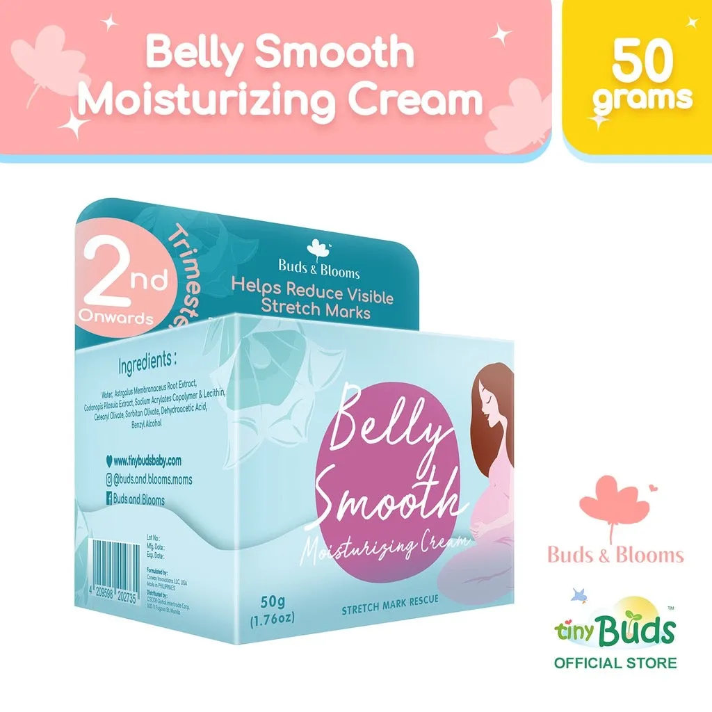 Tiny Buds & Blooms Belly Smooth Stretch Mark Cream 50g