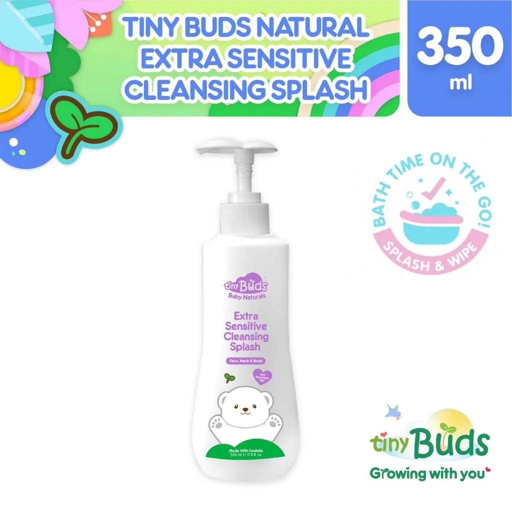 Tiny Buds Extra Sensitive Baby Cleansing Splash 350ml