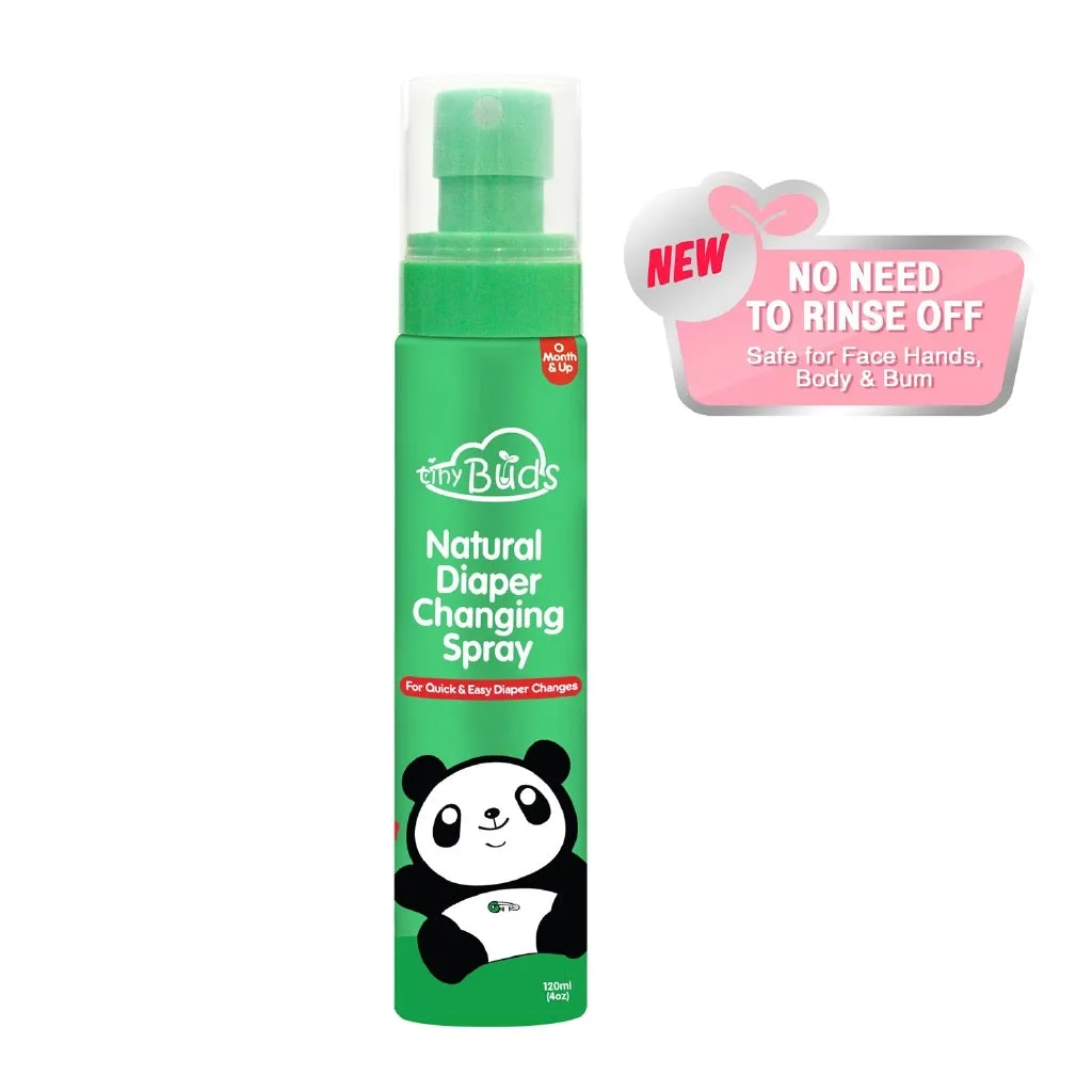 Tiny Buds Quick & Easy Natural Diaper Changing Spray 120ml