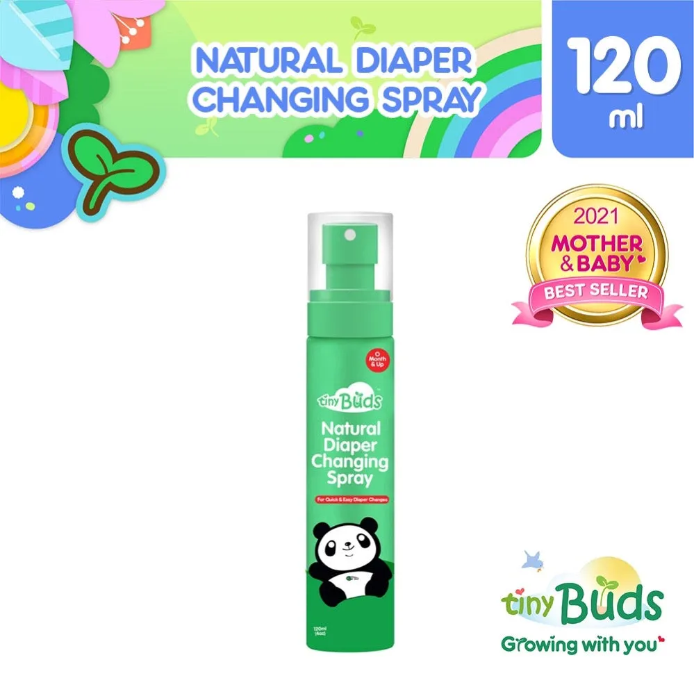 Tiny Buds Quick & Easy Natural Diaper Changing Spray 120ml