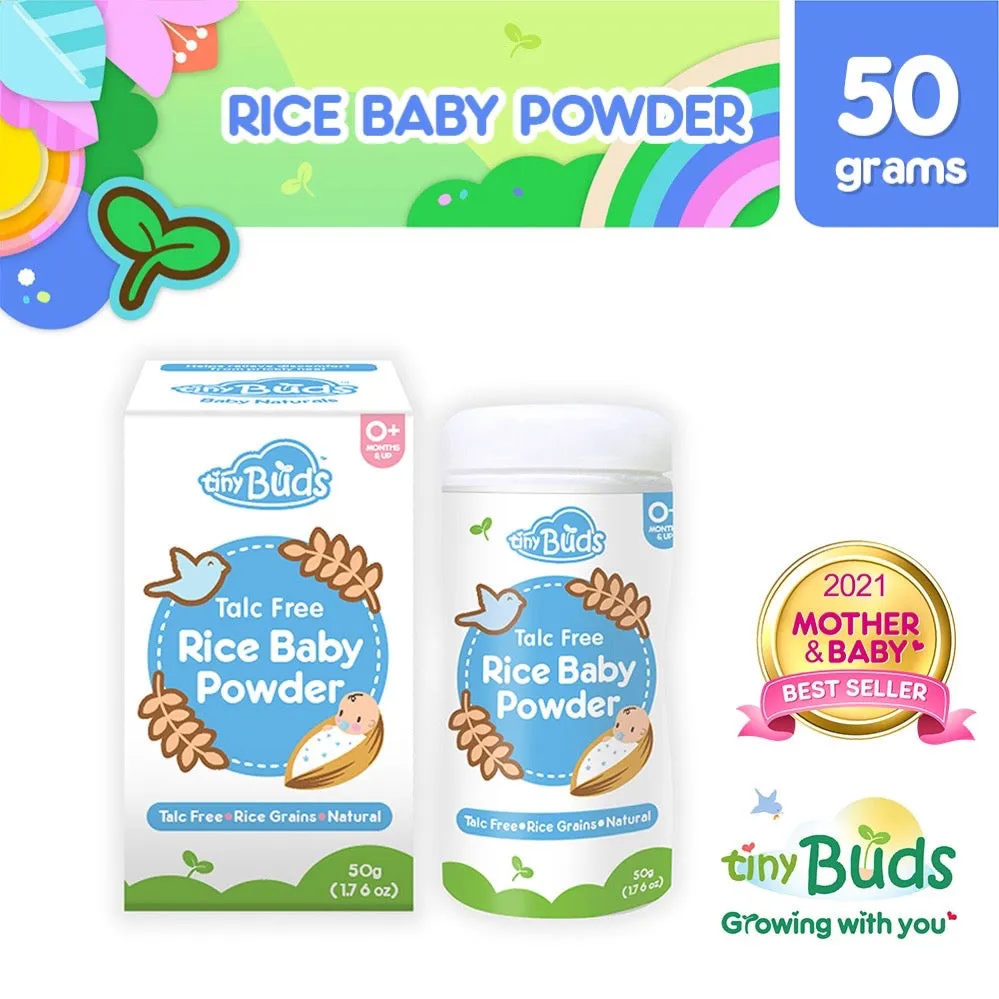 Tiny Buds Rice Baby Powder 50G