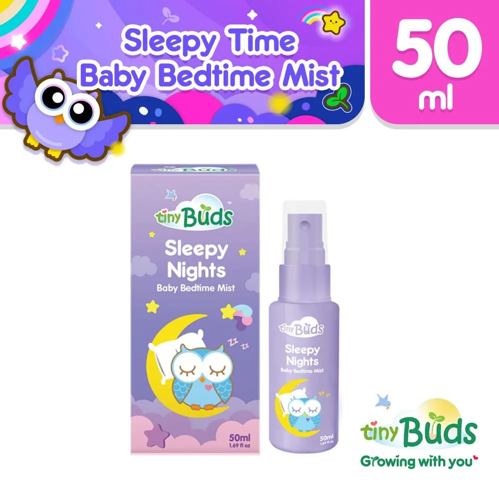 Tiny Buds Sleepy Nights Baby Bedtime Mist Fabric Spray 50ml