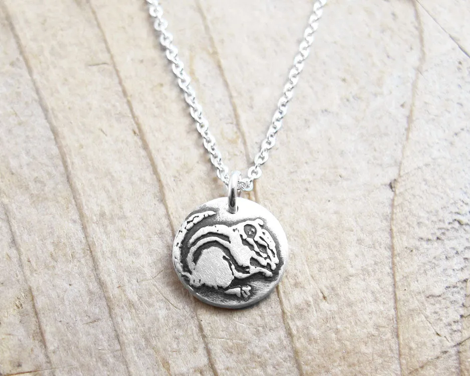 Tiny Chipmunk Necklace