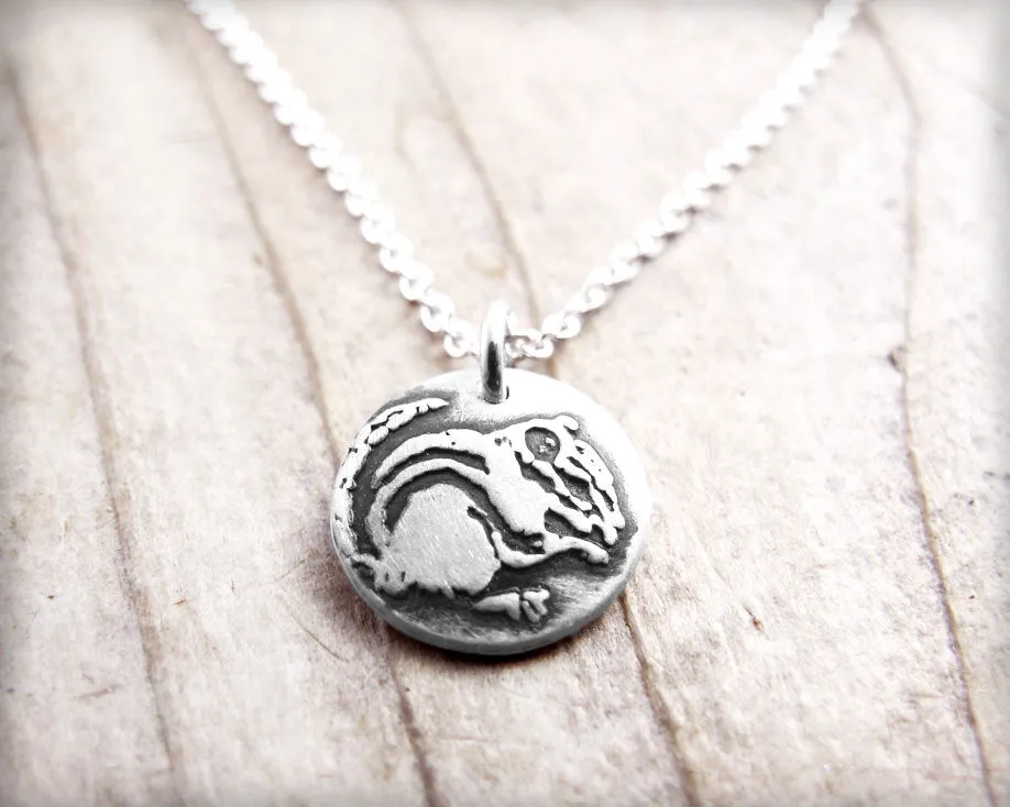 Tiny Chipmunk Necklace