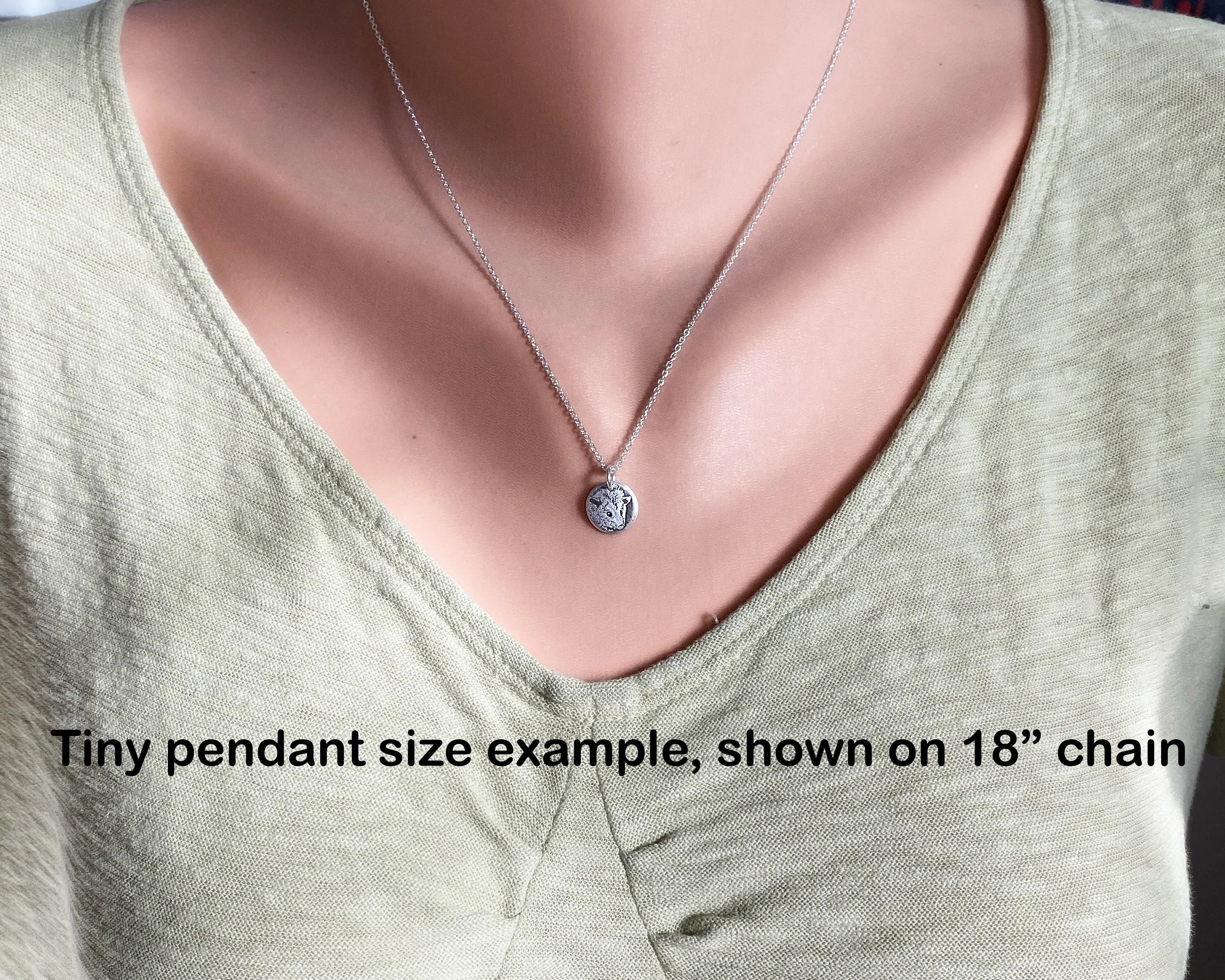 Tiny Dandelion Necklace