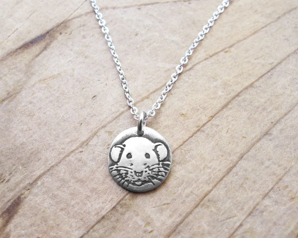 Tiny Dumbo Rat Necklace