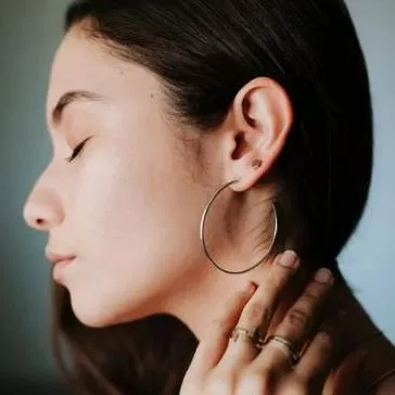 Tiny Hexagon Studs