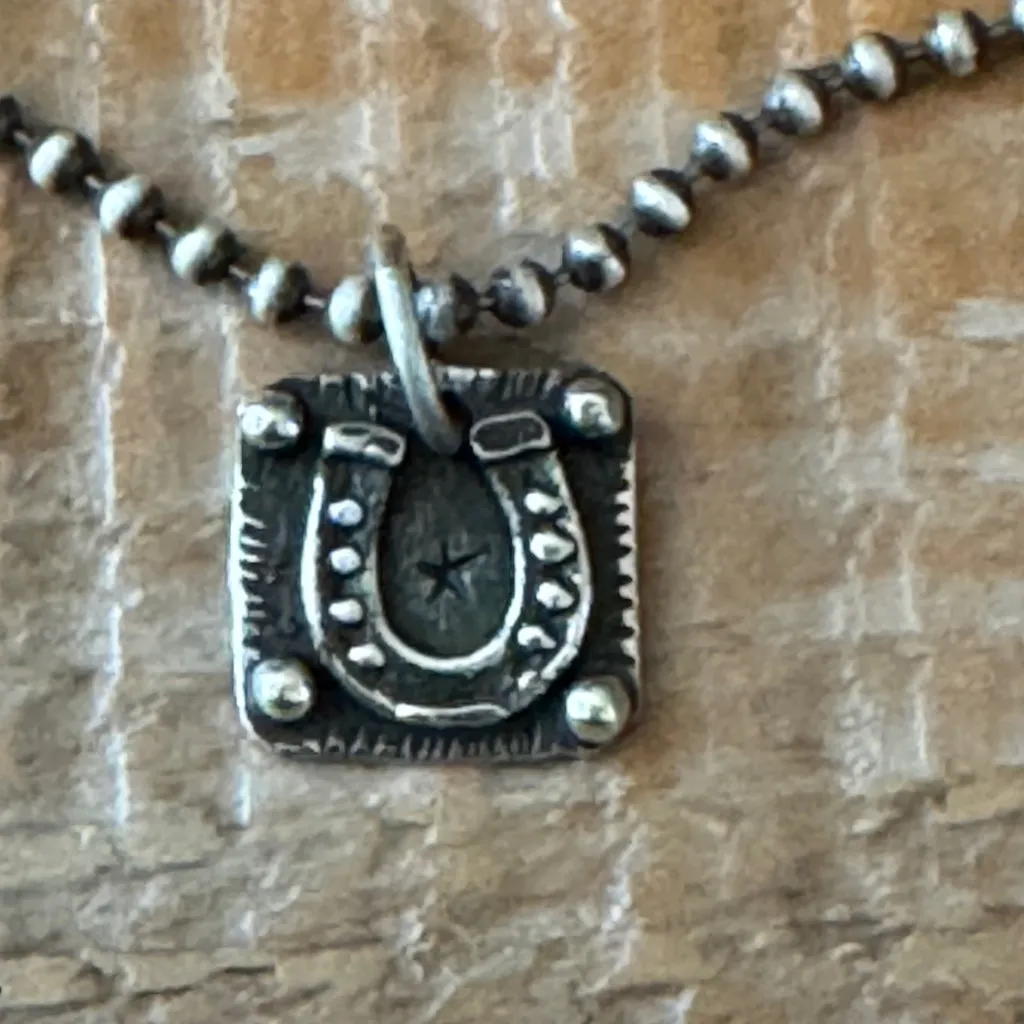 Tiny Horseshoe Necklace