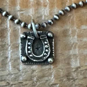 Tiny Horseshoe Necklace