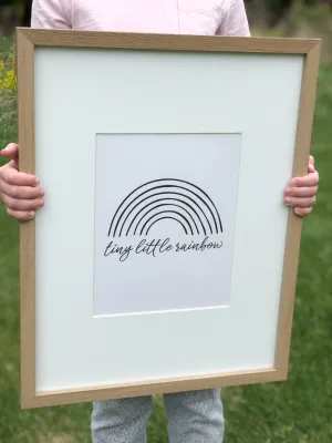 Tiny Little Rainbow Printable Sign